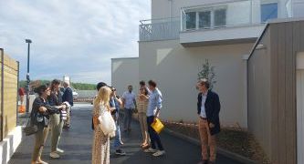 Visite chantier de la résidence Rivéo 